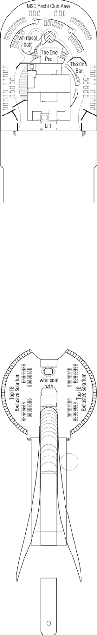 Choose your cabin on Sun Deck             